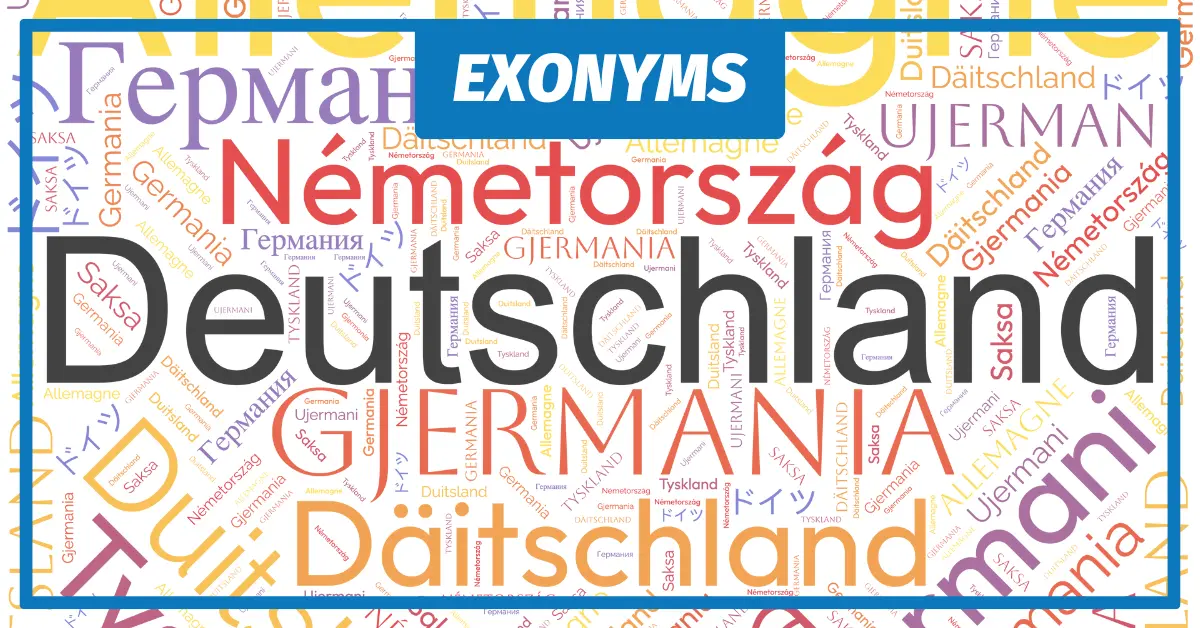 Word cloud of names for Germany Word cloud of names for Germany