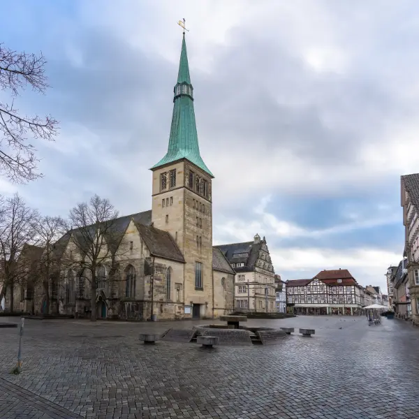 Hamelin church in the city center