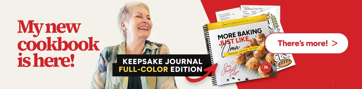 More Baking: Just Like Oma Banner Ad