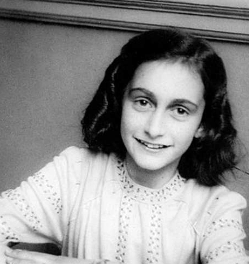 Portrait of Anne Frank, German-born diarist in modern history