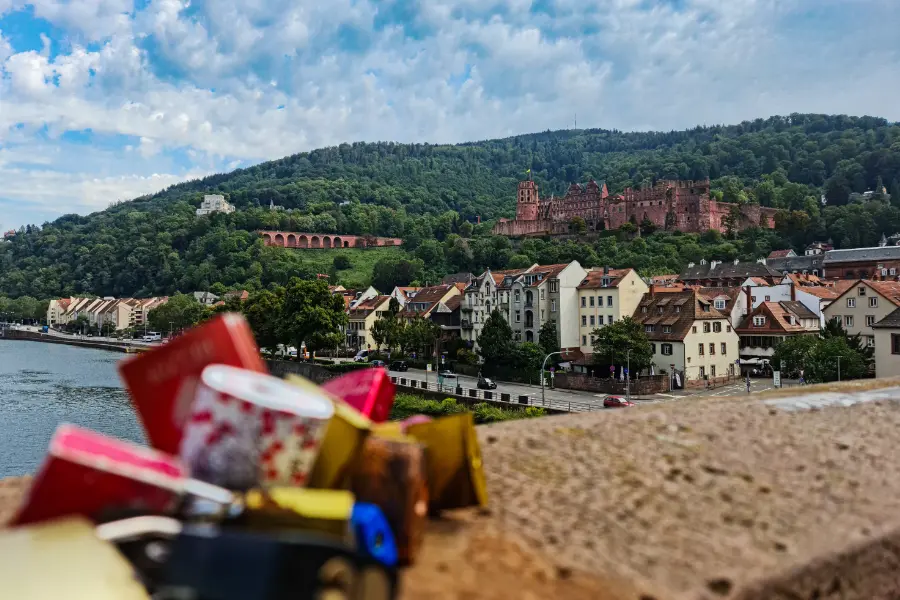 Heidelberg Castle above the Neckar River